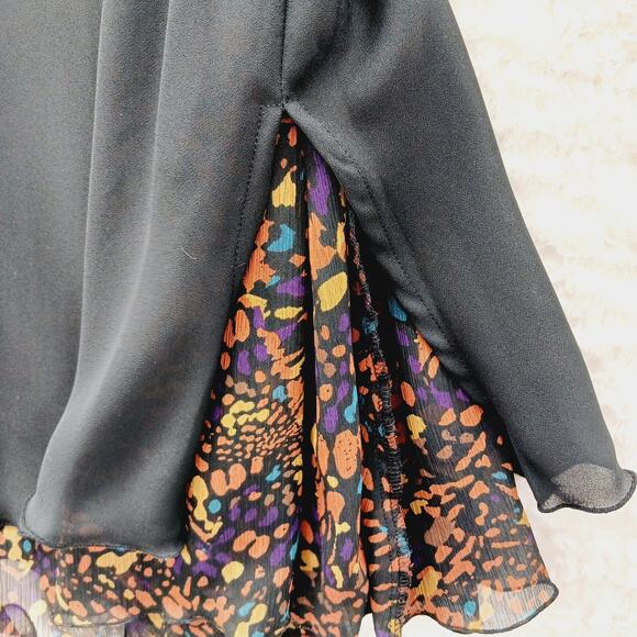 Skirt Maxi Size 12P Whimsycore Festival Boho Chiffon Fairycore Vacation Resort - Picture 7 of 13